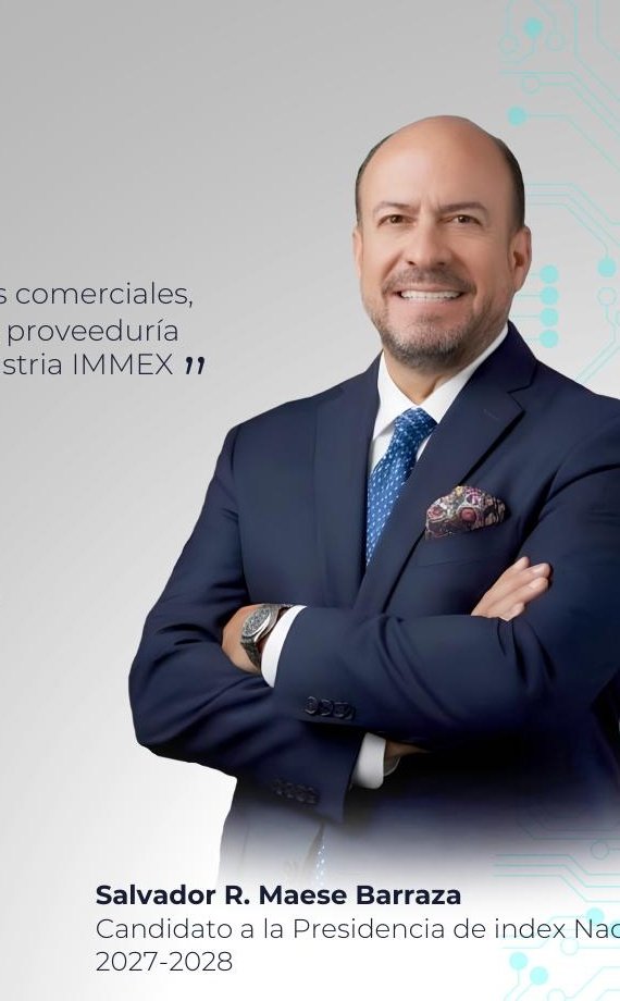 Fotografía de Salvador R. Maese Barraza en la sección de promesa de liderazgo